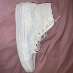 White High Top Vans